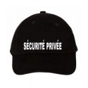 CASQUETTE SÉCURITÉ PRIVÉE