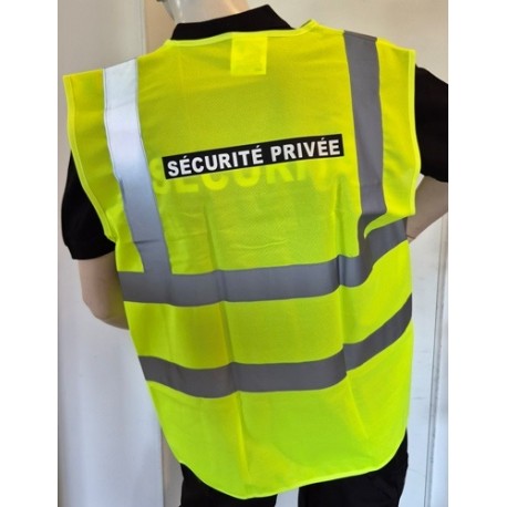 GILET HV SÉCURITÉ PRIVÉE