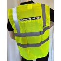 GILET HV SÉCURITÉ PRIVÉE